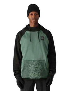 686 BONDED FLEECE HOODY - CYPRESS GREEN COLORBLOCK - 2025 - Picture 1 of 3