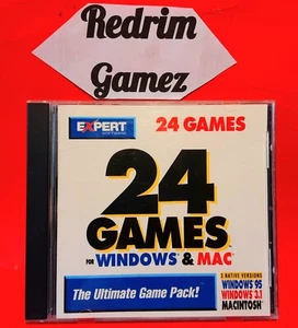 Expert 24 Games For Windows Mac Windows PC CD Rom Video Games - Picture 1 of 3