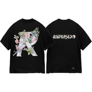 2025 Men Women Summer T-Shirt Retro Top High Street Oversized Fashion Tee REPR* - Picture 1 of 49