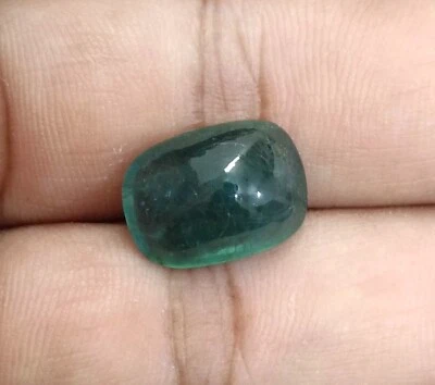 Piedra preciosa suelta de esmeralda natural de Zambia talla grande de 8,75 quilates Foto 1 de 4