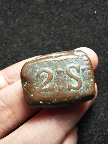 2 Bonk Stuiver Netherlands East Indies Java 1818 Cover