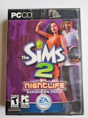 The Sims 2 Nightlife Expansion Pack - PC Game 2 Discs with Manual  - Image 1 of 4