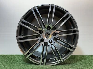 ✅ 2014 2015 2016 PORSCHE PANAMERA 970 OEM 20X9.5 911 TURBO WHEEL RIM FRONT OEM - Picture 1 of 24