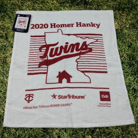 2020 MINNESOTA TWINS MLB Homer Hanky Star Tribune PLAYOFFS! - New With Tag Cover