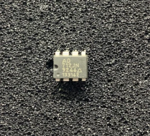 1 X AD712JN (AD712) DUAL BIFET OP-AMP I.C. DIP-8  - Audio UK SELLER FREE P+P - Picture 1 of 2