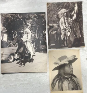 3 Vintage Indianer Indianer Fotos - Bild 1 von 7