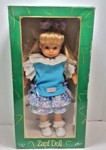 Zapf Creation Balica 1990 blonde Haare 18" Vinyl & Stoffkörper Mädchen Puppe im Outfit - Bild 1 von 9