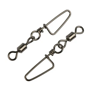 200pcs Fishing Swivels Snap Rolling Swivels with Coastlock Snap Fishing Tackle - Picture 1 of 5