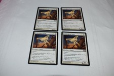 Magic card: 4x Goldenglow Moth, White Common Creature, Magic 2011