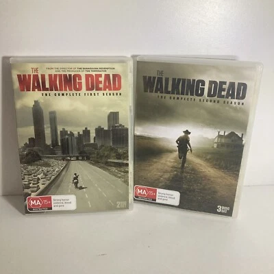 The Walking Dead - Complete Season 1 & 2 - DVD Region 4 - Hit TV Series - Image 1 of 4