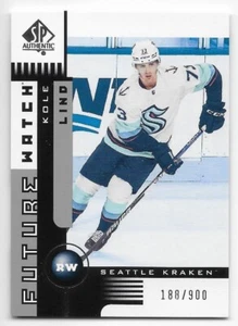 21/22 SP AUTHENTIC '01-02 RETRO FUTURE WATCH RC #01FWKL Kole Lind #188/900 - Picture 1 of 1