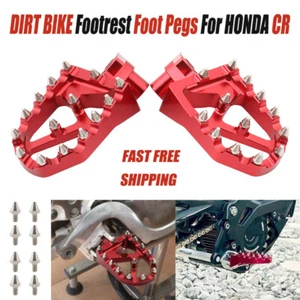 Foot Pegs Pedal Rest Footpeg For Honda CR125R CR250R 95-1999 1996 CR50 50 125R - Picture 1 of 8