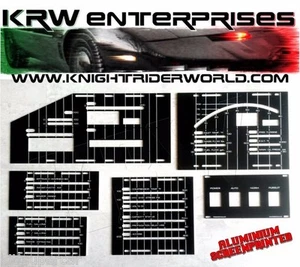 82 PONTIAC FIREBIRD KNIGHT RIDER KITT ZA 2TV DASH ELECTRONICS ALUMINIUM OVERLAYS - Bild 1 von 12