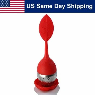  Colador infusor de té de silicona suelto y herramienta infusora de especias a base de hierbas Foto 1 de 4