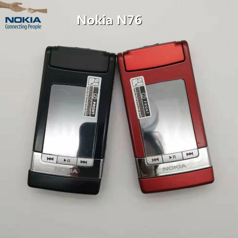 Original Nokia N76 Unlocked Mobile Phone 3G JAVA 2MP Bluetooth FM Flip Phone - Image 1 of 4