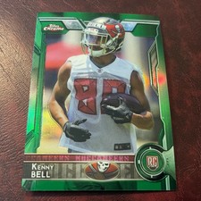 2015 Topps Chrome Set KENNY BELL ROOKIE GREEN REFRACTOR PARALLEL #129 BUCCANEERS
