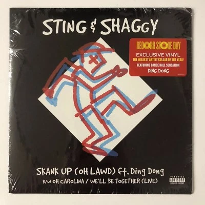 STING & SHAGGY Skank Up (Oh Lawd) ft. Ding Dong RSD2018BF 7" Exclsv. Vinyl Dance - Image 1 of 3