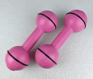 TWO 2.5lb Pink Everlast Dumbbell Set (5lb total) - Picture 1 of 3