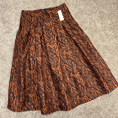 New York Company 7th Avenue Design Skirt Women Size 4 NEW Fit and Flare Animal - Image 1 of 4