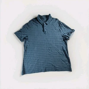 John Varvatos Star USA Polo Short Sleeve Blue Shirt Size XL - Picture 1 of 11