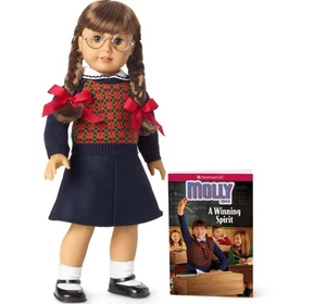American Girl Historical Molly McIntire 18" Doll + Book - Picture 1 of 1