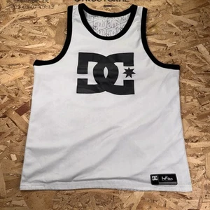 Y2K DC Shoes Vintage Reversible Basketball Jersey / Tank Top - Men's Large - Picture 1 of 6
