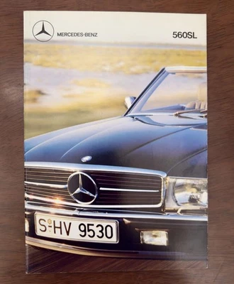 Mercedes-Benz 560SL 1980s Catalog Rare Excellent Condition - Image 1 of 4