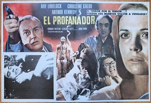The Living Dead at Manchester Morgue ORIGINAL Mexican 1974 LOBBY CARD Jorge Grau - Picture 1 of 4
