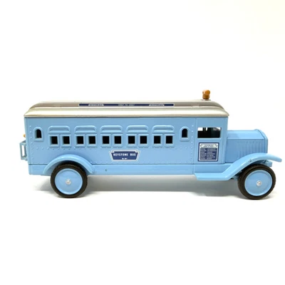 Hallmark Kiddie Car Classics Keystone Coast To Coast Bus colecionável azul 7 polegadas - Imagem 1 de 4