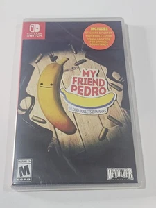 My Friend Pedro NINTENDO SWITCH LAUNCH EDITION STICKER POSTER NEU FACTORY SEALED - Bild 1 von 2