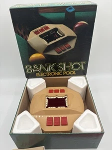 Parker Brothers Bank Shot Electronic Pool VTG 1980 Complete With Manual - Tested - Picture 1 of 13