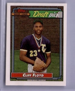 Cliff Floyd 186 Topps 1992 Baseball RC Micro Card Trading Card Vintage - Picture 1 of 7