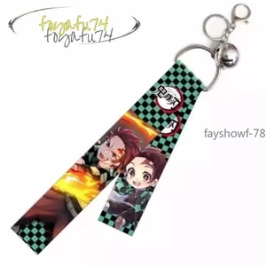 Demon Slayer Kimetsu Yaiba Tanjiro Nezuko Zenitsu Rucksack Anhänger Band Schlüsselanhänger - Bild 1 von 16