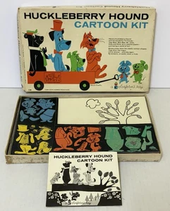 Vintage 1960 Colorforms HUCKLEBERRY HOUND Cartoon Kit with Yogi Bear more - Picture 1 of 9