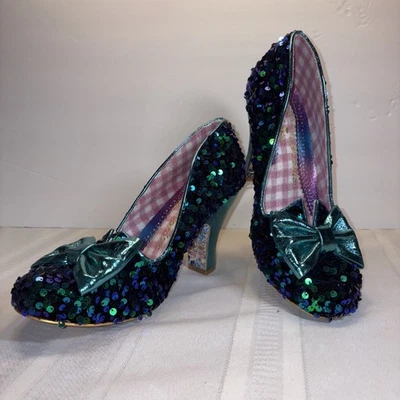 Irregular Choice 多色亮片“Nick Of Time”高跟鞋女式尺寸 EU 42/US 11 — 第 1/4 张图片
