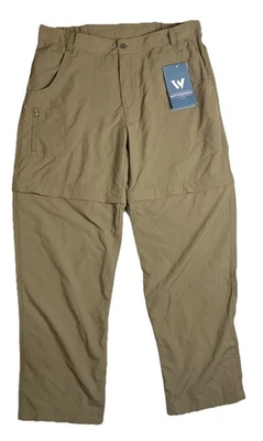 WHITE SIERRA WOMEN'S SIERRA POINT CONVERTIBLE PANTS sz 1x Bark UPF 30 X9505WX - Image 1 of 4