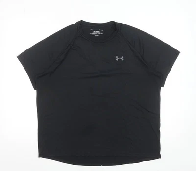 Under Armour Women's Black Large Tech Tee Short Sleeve Sports Top - Image 1 of 4
