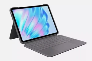 Logitech Combo Touch Tastatur-Case Grafit für iPad Air 11   DE-Layout wie neu - Bild 1 von 3