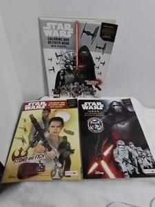 Star Wars Disney Mal- und Aktivitätsbücher mit Aufklebern 2015 Neu aus altem Lagerbestand 3 Stück - Bild 1 von 16