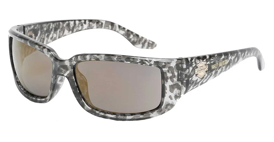 Gafas de sol Harley-Davidson para mujer Race Her Fashion Bling, marcos con estampado de guepardo Foto 1 de 1