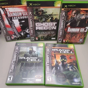 Lote de juegos Xbox 5 Tom Clancy's Splinter Cell Ghost Recon Rainbow Six - Imagen 1 de 17