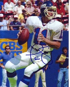 PHIL SIMMS Signed Autographed 8x10 NFL NEW YORK GIANTS Photo - Picture 1 of 1