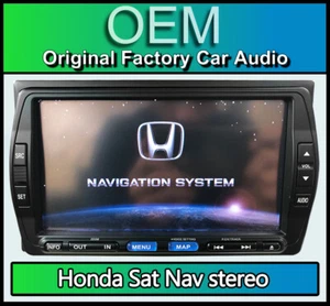Honda Insight Sat Nav CD player radio, Honda 08A40-2M6-401 Navigation Bluetooth - Picture 1 of 6