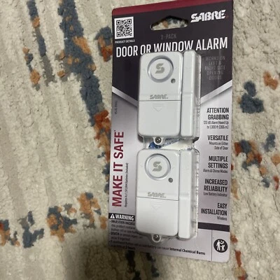 Sabre Home Series Door Or Window Alarm HS-DWA2 - (2 Pack) - Image 1 of 3