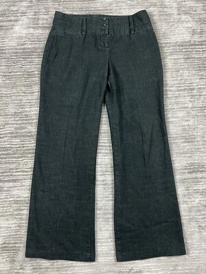 B Wear Pants Juniors 13 Gray Cotton Blend Boot Cut Byer California - Image 1 of 4