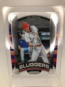 2021 Prizm Mike Trout Silver Prizm Sluggers Insert #SL15 Los Angeles Angels - Picture 1 of 2
