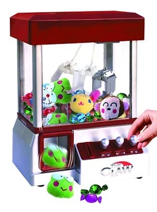 Etna The Claw Toy Grabber Machine Sound  Electronic Arcade Game + 4 emoji plush - Picture 1 of 9