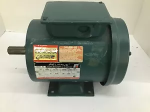 Reliance P14H1403R-PT AC Motor 1 HP 208-230/460-480 V 1725 RPM 4P FB143T 3PH - Picture 1 of 6