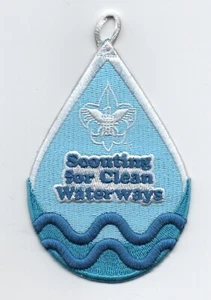 "Scouting For Clean Waterways" Patch, "Since 1910" Backing, Mint! - Picture 1 of 1