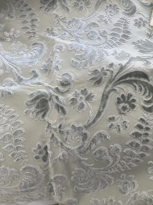 Lee Jofa “Molly Velvet” Aqua Cut Silk Velvet Blend Fabric Made In India - Image 1 of 4